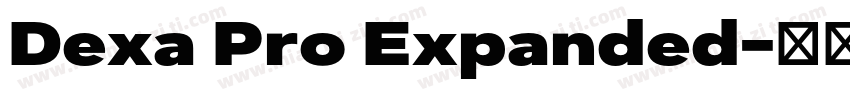 Dexa Pro Expanded字体转换